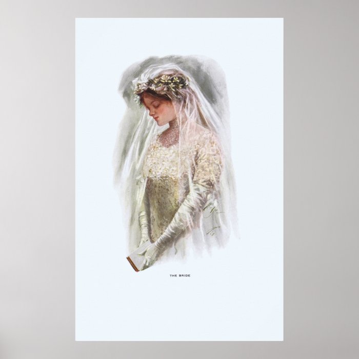 The Bride by Harrison Fisher Posters