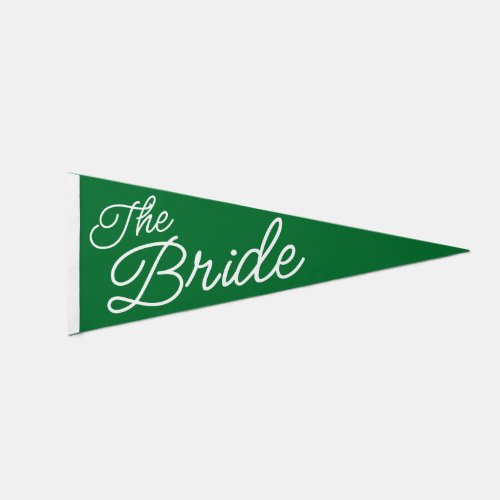 The Bride Camp Bachelorette Party Decor Pennant Flag