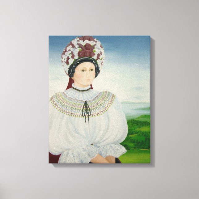 The Bride Canvas Print (Front)