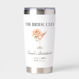 The Bride Club Blush Cocktail Wedding  Insulated Tumbler