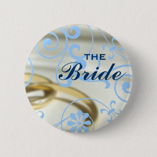 The Bride (Color Customizable) Pinback Button