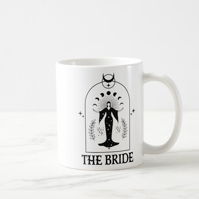 The Bride Coven Gothic Witch Bachelorette Matching Coffee Mug (Right)