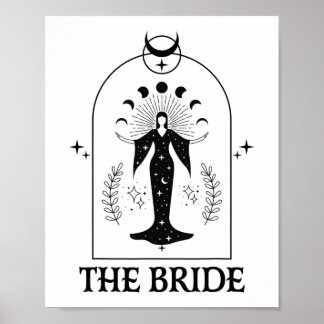 The Bride Coven Gothic Witch Bachelorette Matching Poster