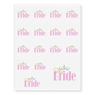 The-Bride-crown.gif Temporary Tattoos