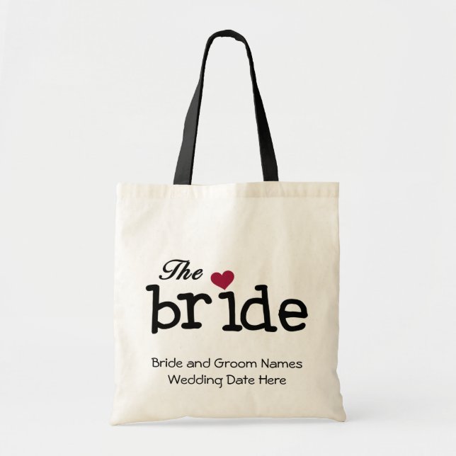 The Bride Customized Tote Bag (Front)