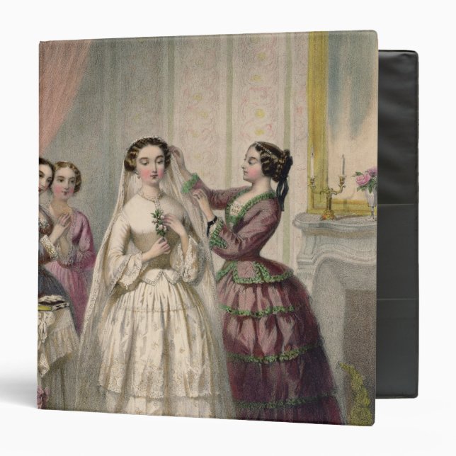 The Bride, engraved by J. Battannier, 1852-53 3 Ring Binder (Front/Inside)