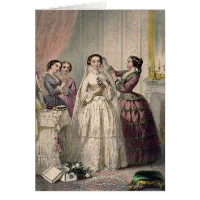 The Bride, engraved by J. Battannier, 1852-53 Cards (Front)