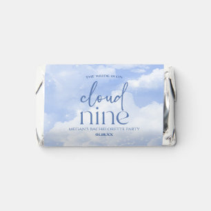 The Bride Is On Cloud Nine Blue Bachelorette Party Hershey's Miniatures