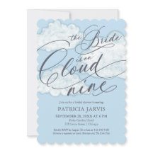The Bride Is On Cloud Nine Modern Bridal Shower