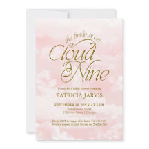 The Bride Is On Cloud Nine QR Code Bridal Shower