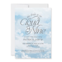 The Bride Is On Cloud Nine QR Code Bridal Shower