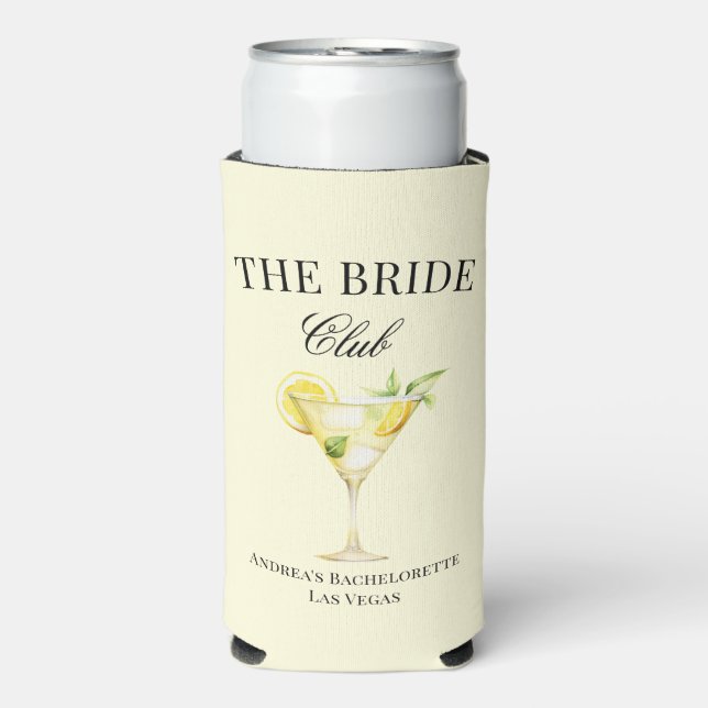 The Bride Lemon Cocktail Luxury Social Club  Seltzer Can Cooler (Seltzer Front)