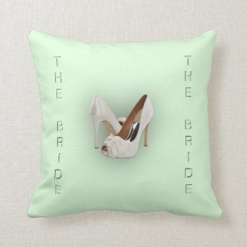 The Bride Mint Green Pillow
