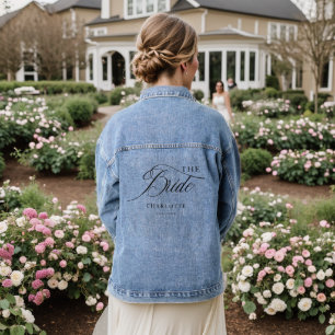 The Bride, Modern, Elegant,  Denim Jacket