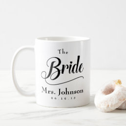 The Bride Mrs. Wedding Date Coffee Mug