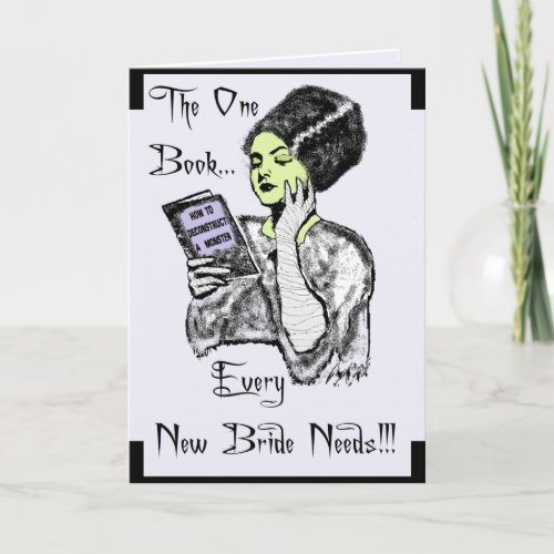 THE BRIDE OF FRANKENSTEIN CARD