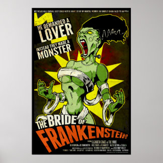 The Bride of Frankenstein Poster