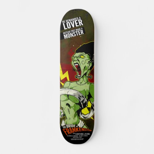 The Bride of Frankenstein Skateboard