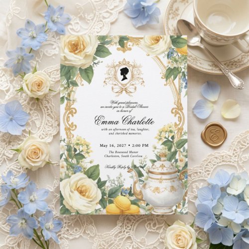 The Bride of the Season Regency Bridal Shower Invitation