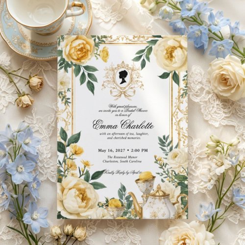 The Bride of the Season Regency Bridal Shower Invitation
