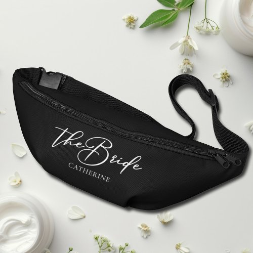 The Bride Personalized Chic Bachelorette Party Fanny Pack