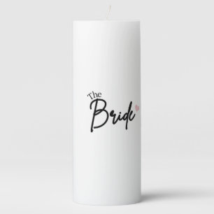 The Bride Pillar Candle - Elegant Wedding Gift