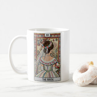 The Bride Tarot Card, Vintage, Yarn art  Coffee Mug