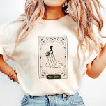 The Bride Tarot Fortune Bachelorette Party T-Shirt<br><div class="desc">The Bride Tarot Fortune Bachelorette Party T-Shirt – Mystical & Boho Bridal Tee 🔮👰✨ Celebrate the bride-to-be’s fate in style with The Bride Tarot Fortune Bachelorette Party T-Shirt! Featuring a stunning tarot-inspired design with celestial and esoteric details, this boho-chic bridal tee is perfect for a witchy bachelorette party, astrology-loving bride,...</div>