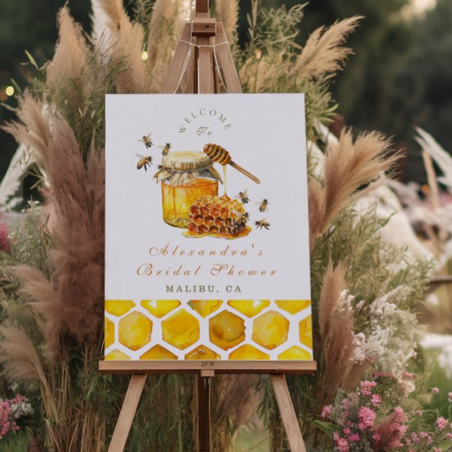 The bride to bee honeycomb shower foam board (Creator Uploaded)