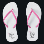 The Bride Tribe Flip Flops,  Bridal Party Footwear Flip Flops<br><div class="desc">Every bride tribe party needs some fun footwear. Great Idea idea for a bridal/bachelorette party or pre-wedding footwear. Available in a variety of different strap colors and sole colors.   This print is available on a variety of products in our store. 
#bridetribe #bridalparty #brideparty</div>