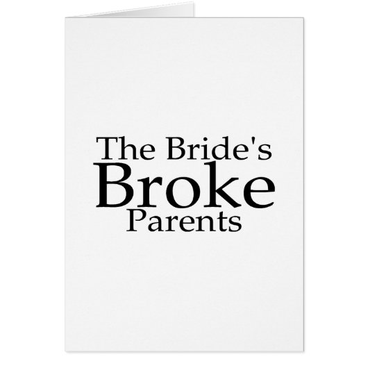 The Brides Broke Parents (Front)