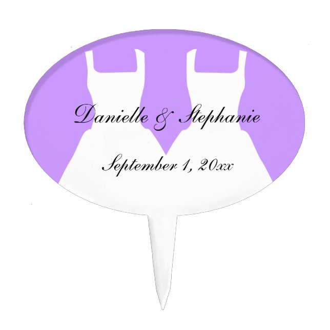 The Brides Cake Topper (Front)