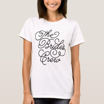 The Bride's Crew Crop Top by FINEandDANDY at Zazzle