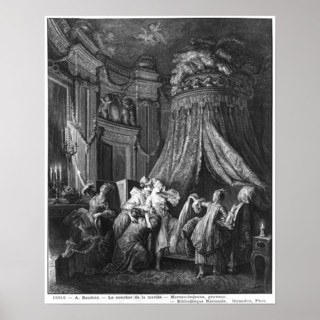 The bride's going-to-bed ceremony poster (Front)