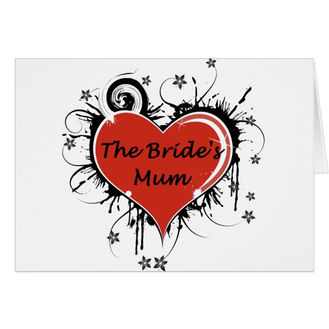 The Bride's Mum Cards (Front Horizontal)