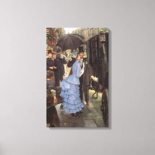 The Bridesmaid aka The Traveller by James Tissot Canvas Print