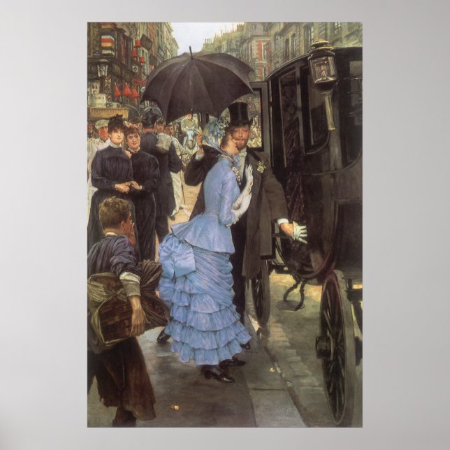 The Bridesmaid (aka The Traveller) by James Tissot Poster (Front)