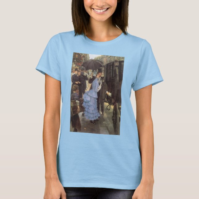 The Bridesmaid (aka The Traveller) by James Tissot T-Shirt (Front)