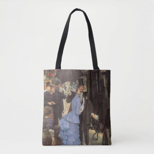 The Bridesmaid aka The Traveller by James Tissot Tote Bag
