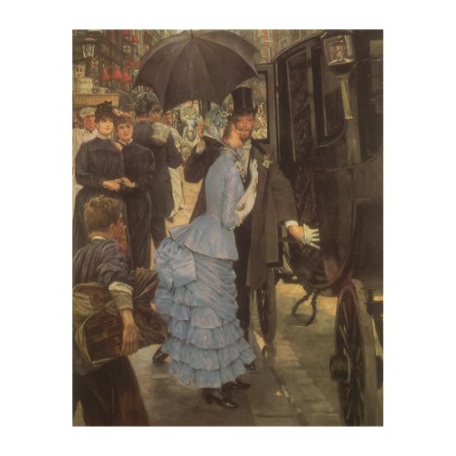 The Bridesmaid aka The Traveller by James Tissot Wood Wall Decor