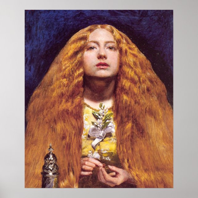 The Bridesmaid, c.1851 by John Everett Millais Poster (Front)
