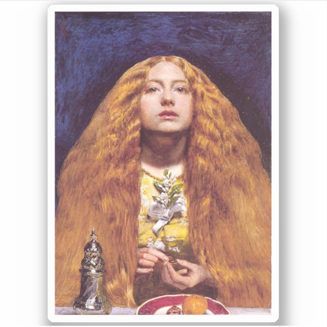 The Bridesmaid, c.1851 by John Everett Millais Sticker (Front)
