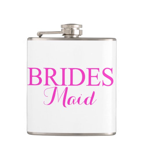 The Bridesmaid Hip Flask