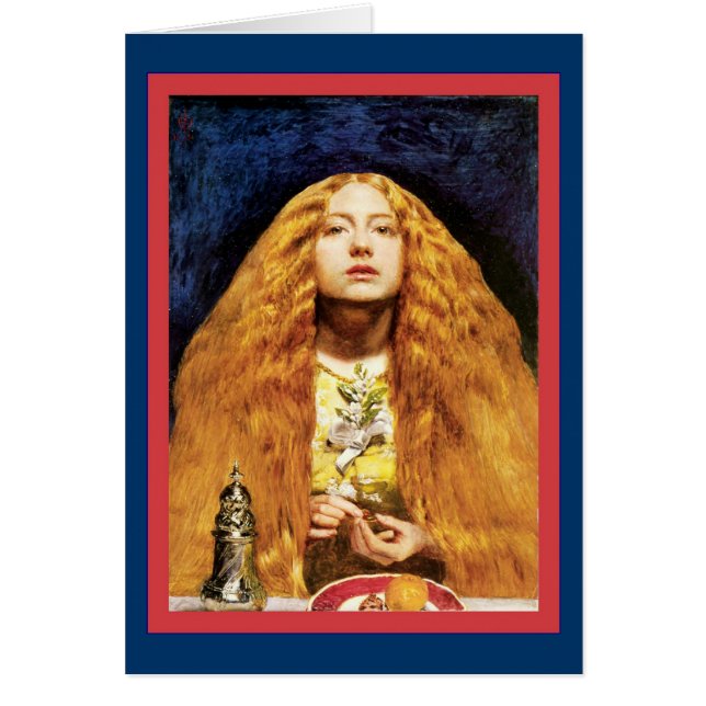 The Bridesmaid ~ Sir John Everett Millais Cards (Front)