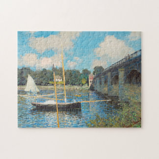 The Bridge at Argenteuil (1874) by Claude Monet Jigsaw Puzzle