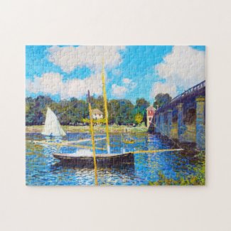 The Bridge at Argenteuil Claude Monet Jigsaw Puzzle
