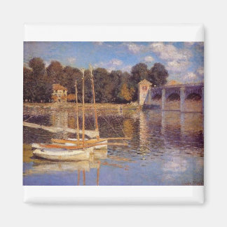 The Bridge at Argenteuil Claude Monet Magnet
