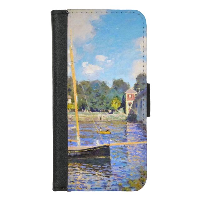 The Bridge at Argenteuil, Monet iPhone Wallet Case (Front)