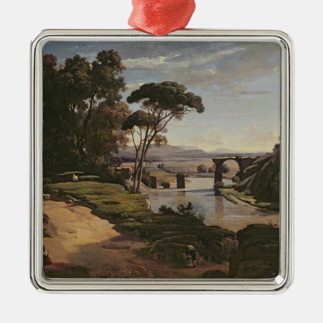 The Bridge at Narni, c.1826-27 Metal Ornament (Front)