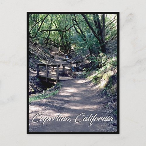 The Bridge at Rancho Cupertino California Postcard